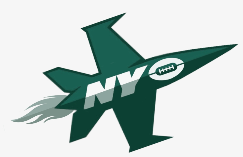 Jets Flying High - New York Jets Plane Logo, transparent png #1525295