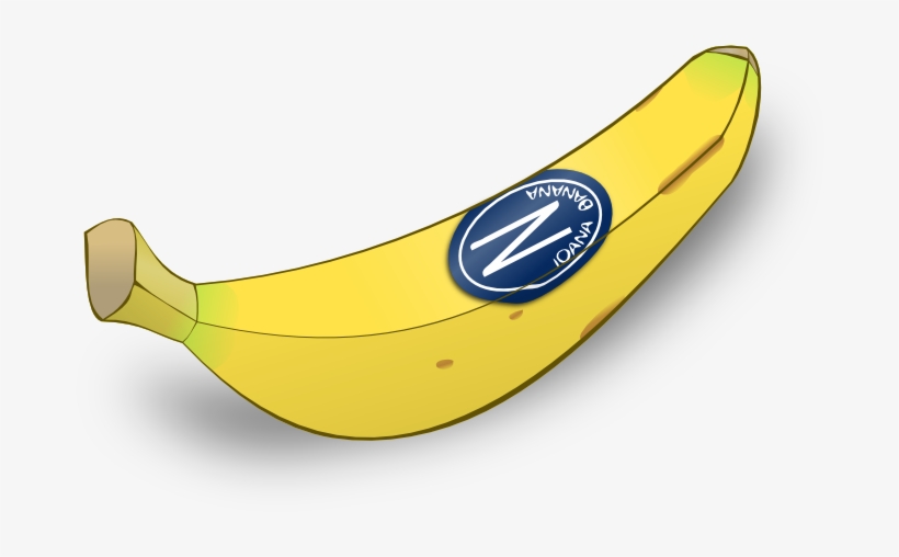 Clipart - Shiny Banana - Banana Clip Art, transparent png #1525681