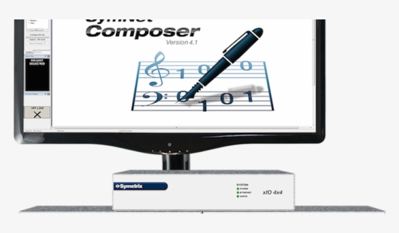 Symetrix Launches Trio Of Dante I/o Devices - Computer Monitor, transparent png #1526451