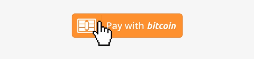 Pay With Bitcoin Button - Transparent Bitcoin Accepted Here Stickers, transparent png #1526498