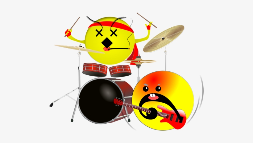 Rhythm Group, - Emoticon Drums, transparent png #1526844