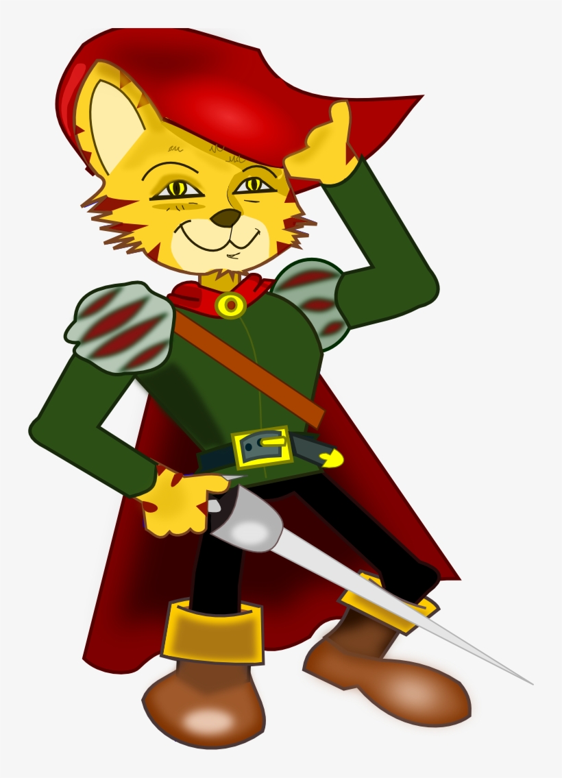 A Cat In Boots - Cat With Boots Cartoon, transparent png #1527266