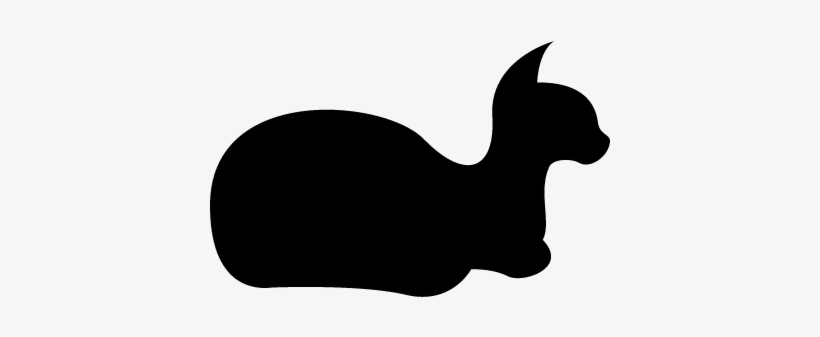 Cat Silhouette Vector - Cat, transparent png #1527309
