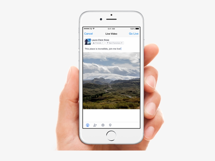 Facebook Live On Ios - Coming Live On Facebook, transparent png #1527493