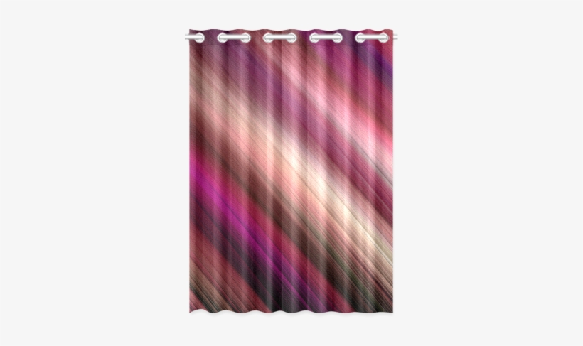 Pink Red Burgundy Gradient Diagonal Stripes New Window - Curtain, transparent png #1527562