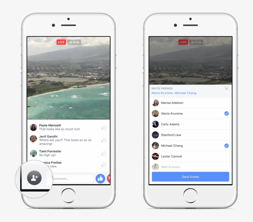 Facebook Live Invite - Facebook Live Invite Friends, transparent png #1527644