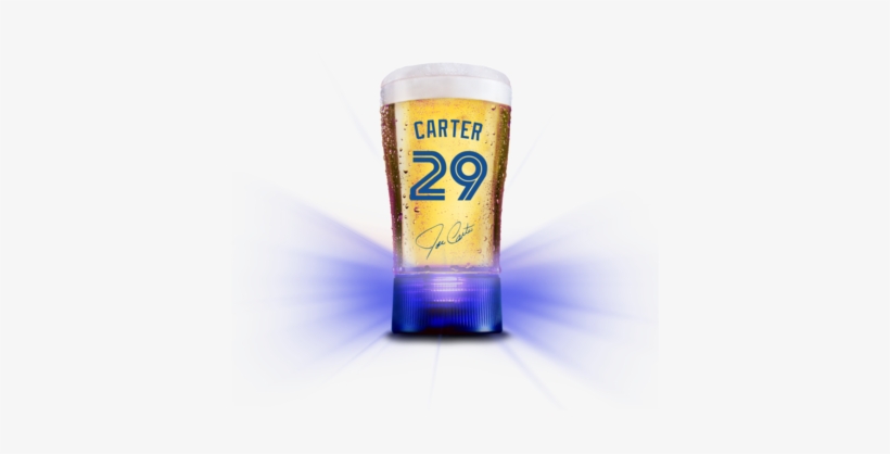 Budweiser Joe Carter Home Run Glass - Blue Jays Home Run Glass, transparent png #1527753