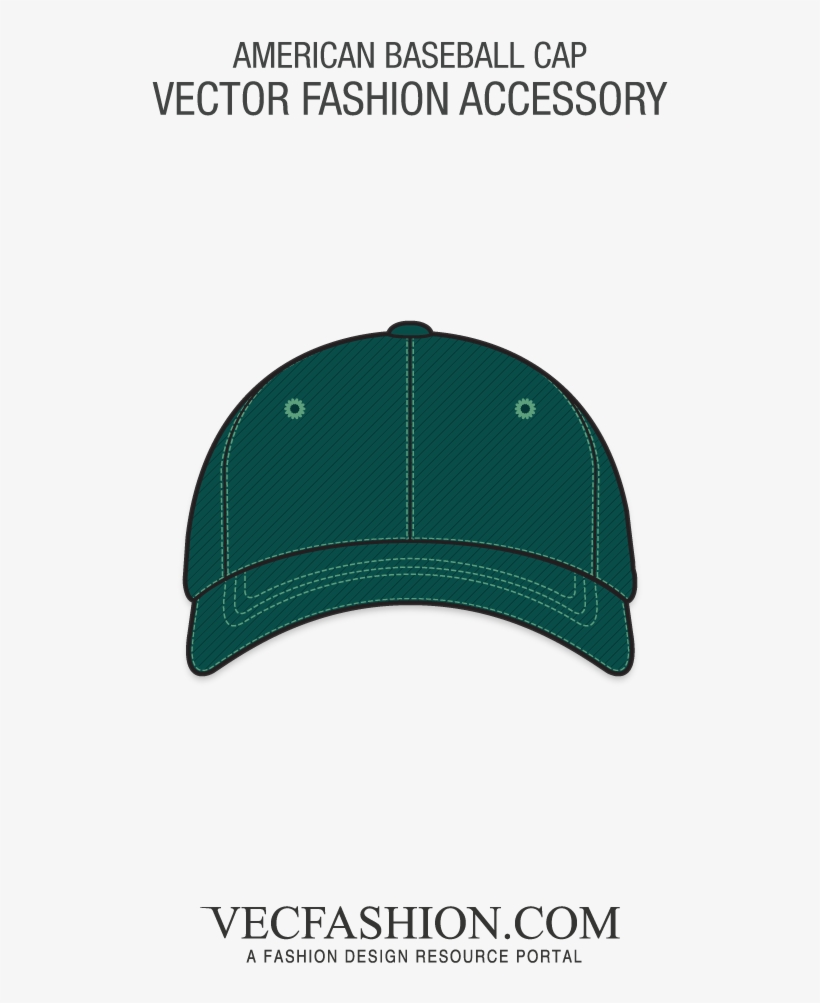 Products Page Vecfashion American Baseball Cap Template - Cap Baseball Template, transparent png #1528196