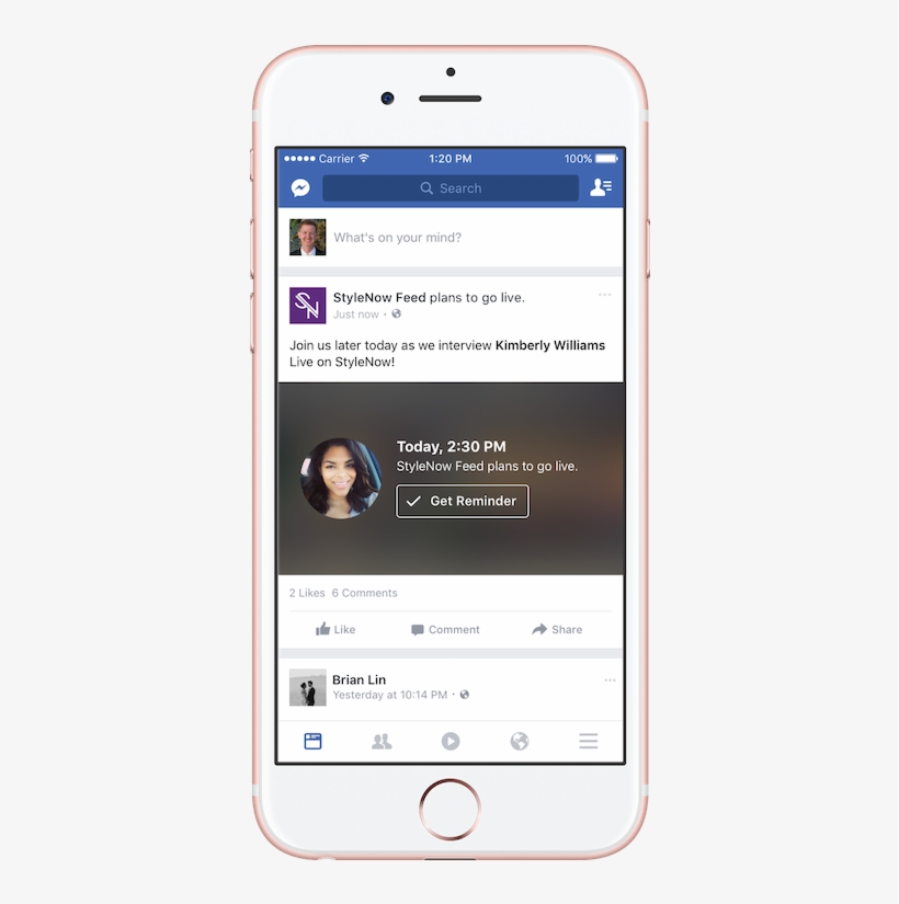Source - Facebook - Facebook Live Scheduling, transparent png #1528416