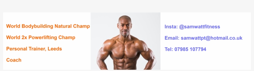 Sam Watt - Sam Watt Personal Trainer, transparent png #1528629