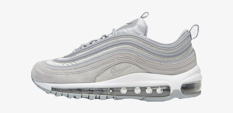 Nike Air Max 97 Og Grey Silver “glitter Pack” - Nike 97 Silver Glitter -  Free Transparent PNG Download - PNGkey