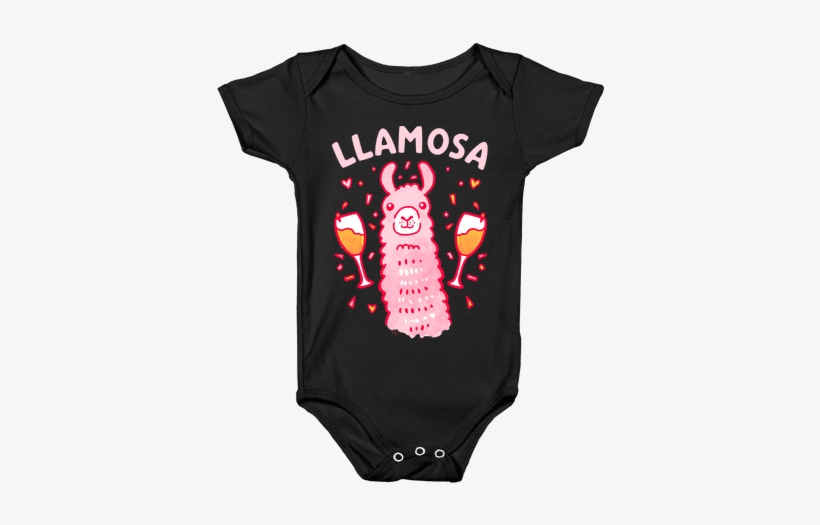 Llamosa Mimosa Baby Onesy - Anime Baby Shirts, transparent png #1529893