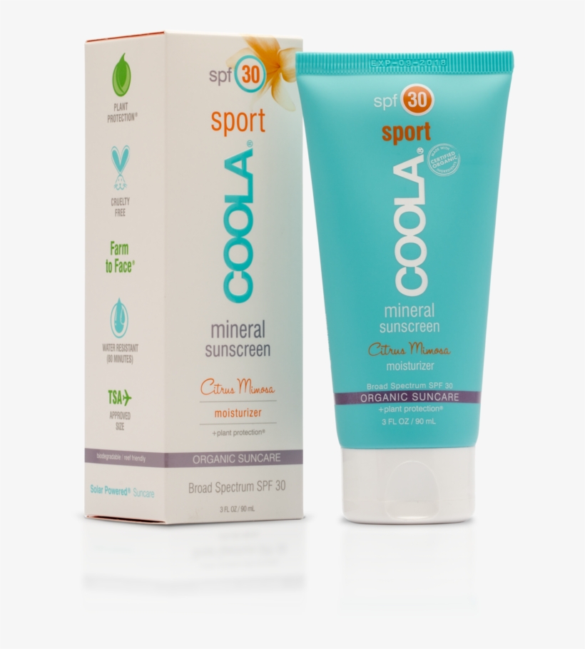 Coola Mineral Sport Moisturizer Spf 30 Citrus Mimosa, transparent png #1530009
