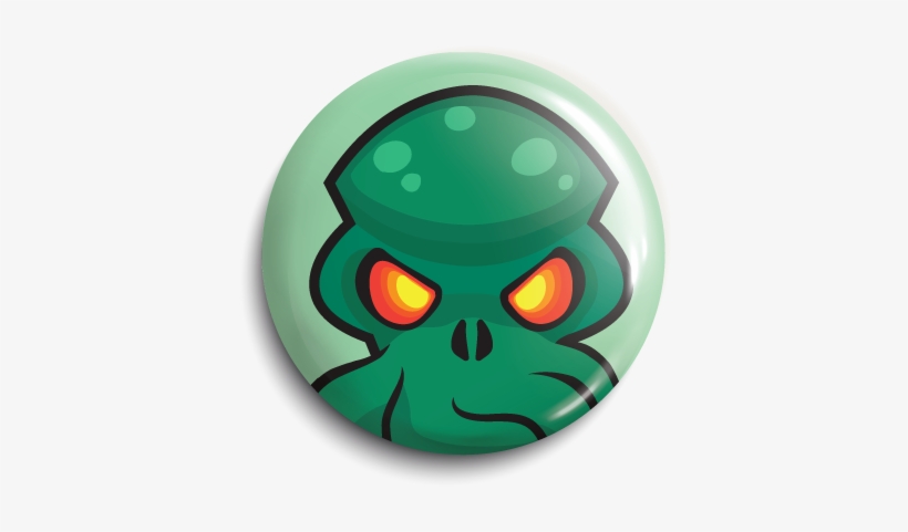 Defebwar Cthulhu Emote Pin - Painting, transparent png #1530055