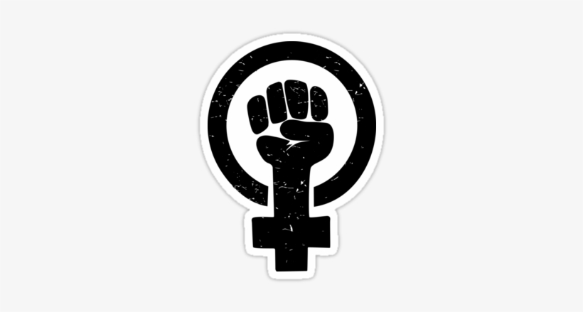 Feminist Raised Fist Sticker - Raised Fist, transparent png #1530653