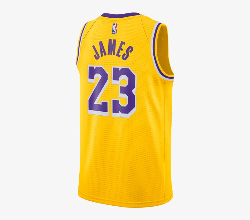 Los Angeles Lakers Youth Lebron James Icon Edition - Lebron T Shirt Lakers, transparent png #1530678