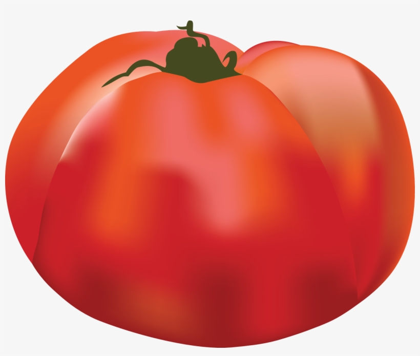 It's Meaty Flesh And Large Size Will Cover Your Entire - Tomato, transparent png #1531141