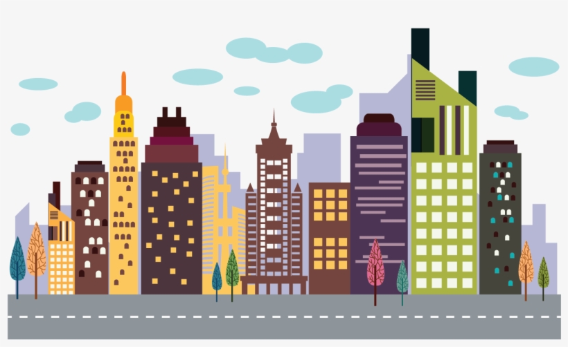 Vector Building Skyscraper High - Vector Internet Illustration, transparent png #1531167