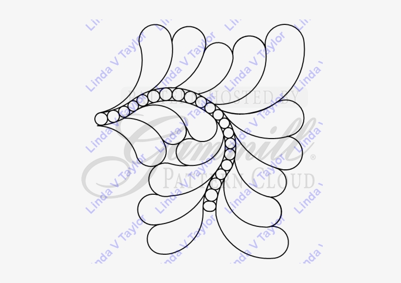 Lt 2244 Feather Border Corner - Red Tide Siesta Key 2018, transparent png #1531531