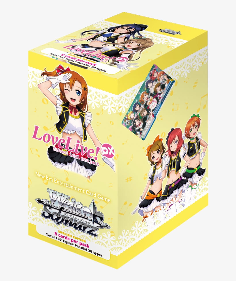 Wse Love Live Dx Booster Pack - Weiss Schwarz Booster Pack Love Live Feat School Idol, transparent png #1531694