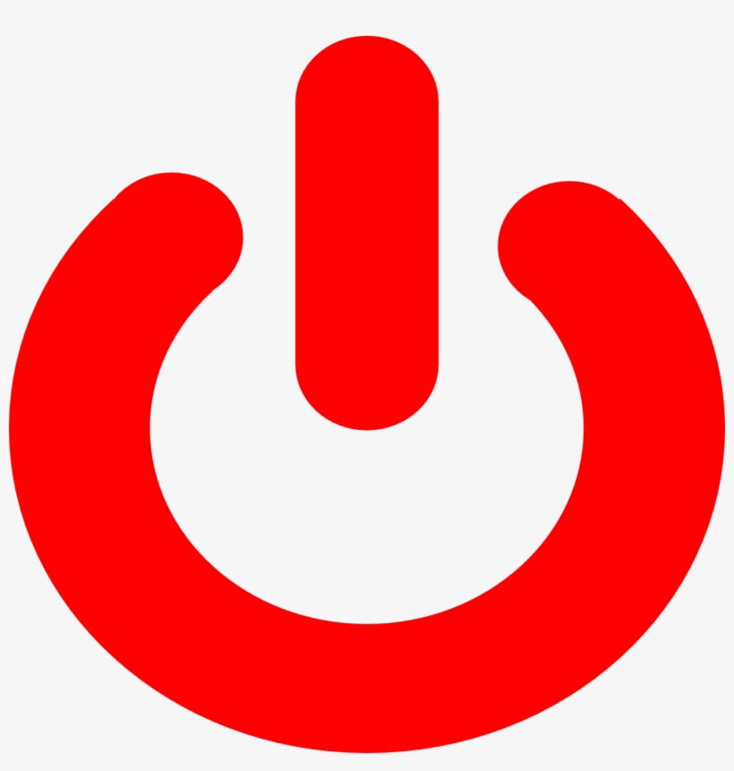 Red Power Button Png, transparent png #1531775