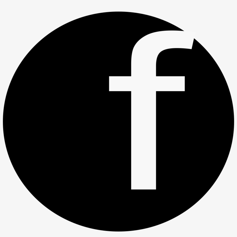 Facebook Logo Png - Facebook Logo Png Black Round, transparent png #1531898