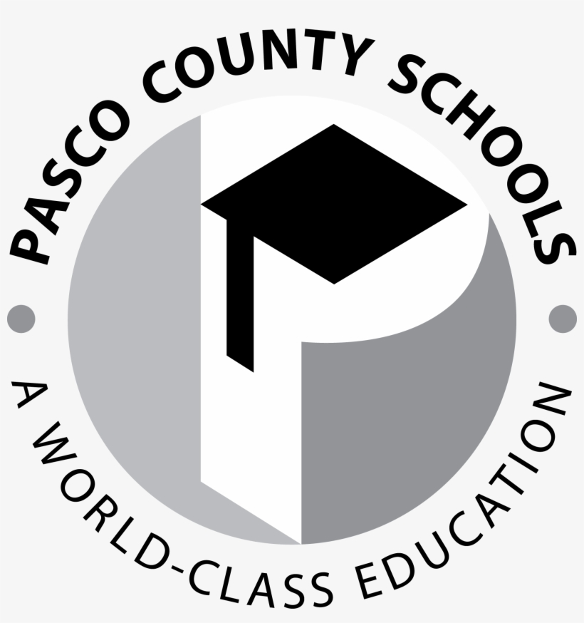 Pcs Emblem Logo Grayscale Png - Pasco County Schools Logo, transparent png #1532030