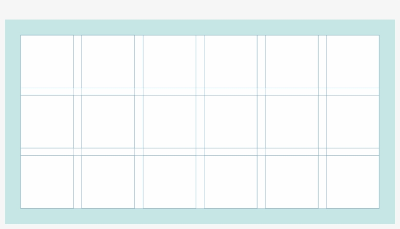 Margin Layout Design Types Of Grids Grid Design Grid - Pattern, transparent png #1532335