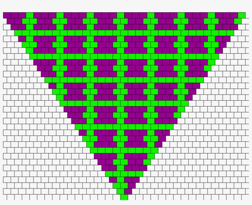 Grid Kandana Bead Pattern - Brickwork, transparent png #1532375