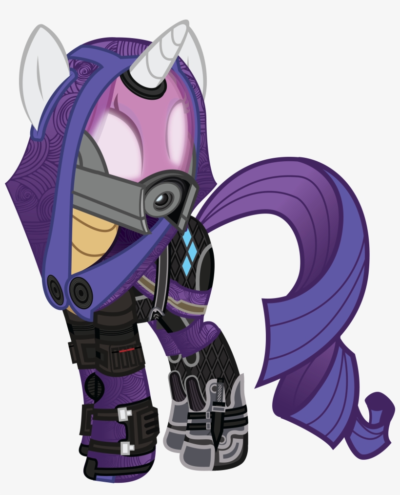 Mass Effect 3 Mass Effect 2 Rarity Pony Twilight Sparkle - Mass Effect Tali Pony, transparent png #1532603