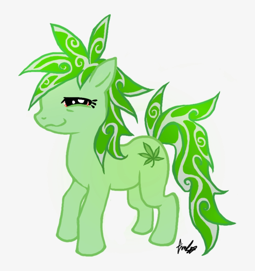 Gravityfxxk, Drugs, High, Marijuana, Oc, Oc - Weed My Little Pony, transparent png #1532798