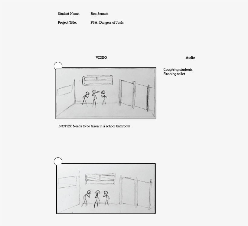 Sketch Of Juul Psa Cinemagraph Storyboard - Juul, transparent png #1533058