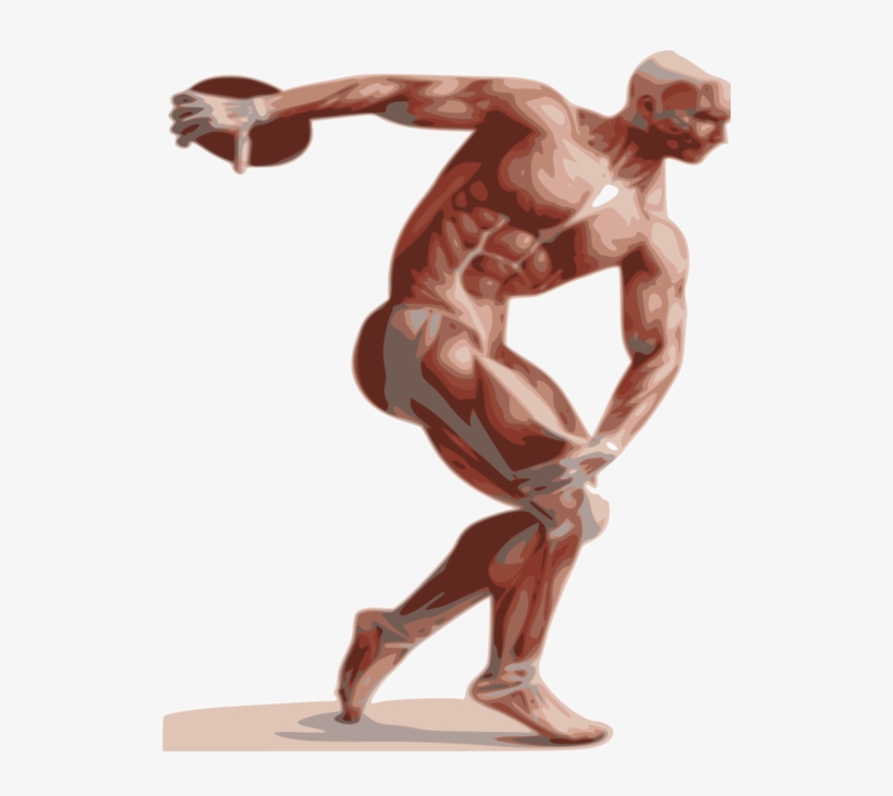 Discobolus Human Body Muscle Anatomy Mural - Neuromuscular Quick Pocket Reference, transparent png #1533672