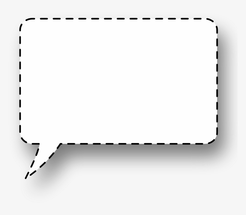 Free Speech Bubbles - Speech Bubble On Black Background, transparent png #1533852