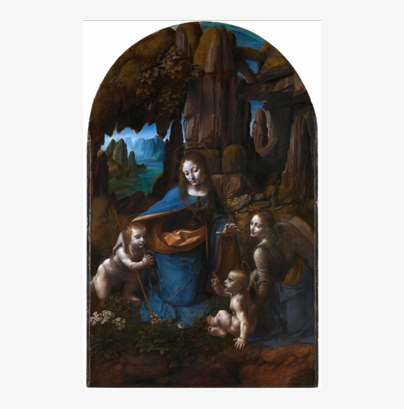 Virgin Of The Rocks From Panels Nci 1491 2 9, transparent png #1534383