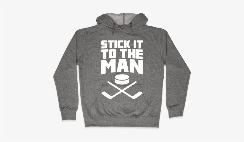 Stick It To The Man Hooded Sweatshirt - Happy Halloweenie Hoodie: Funny Hoodie From Lookhuman., transparent png #1534558