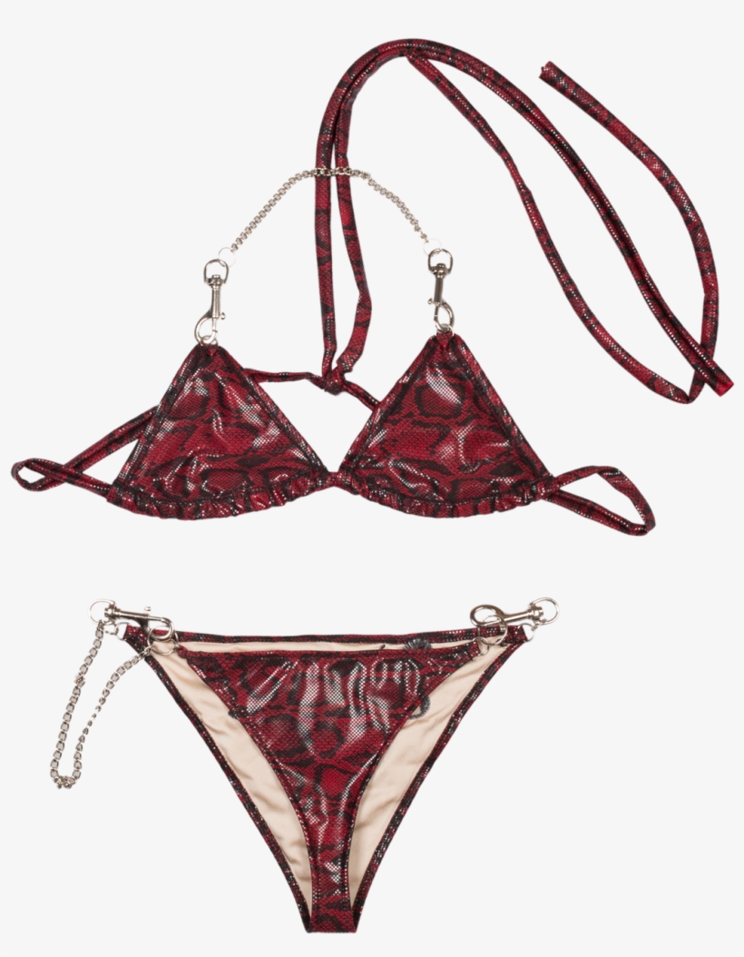 Snakeskin Industrial Bikini By Freak City - Sita Abellan, transparent png #1534683