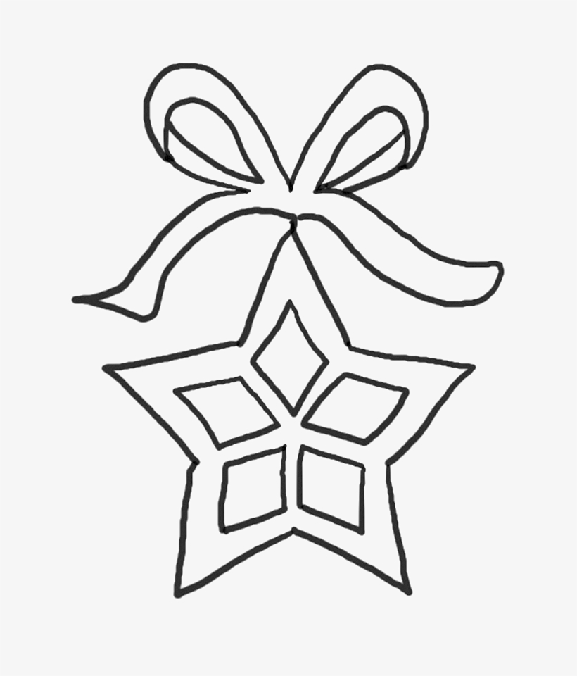 Star To Color - Christmas Star For Coloring, transparent png #1534725