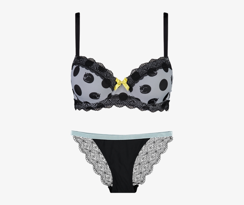 Edition Cat Print Bikini Brief Set Sett29 3000catprintbikinibrief - Bikini, transparent png #1534920