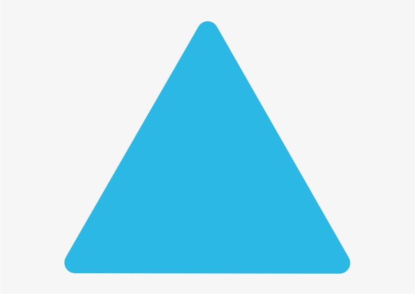 Triangle Clipart Small - Blue Triangle, transparent png #1535037