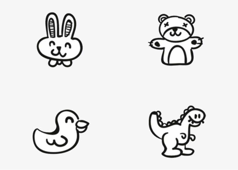 Hand Drawn Cute Animal Icon Design - Icon, transparent png #1535444