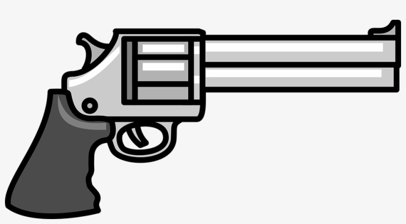 Pictures Of Cartoon Guns Gun Free Vector - Gun Clipart Png, transparent png #1535544