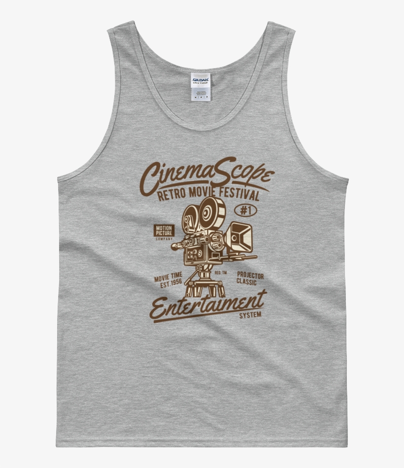 Cinema Scope - Tank Top - Sleeveless Shirt, transparent png #1535777