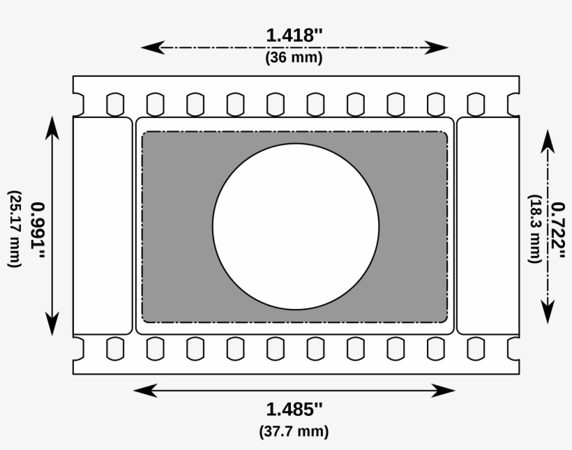 Vistavision - 35 Mm Film, transparent png #1535941
