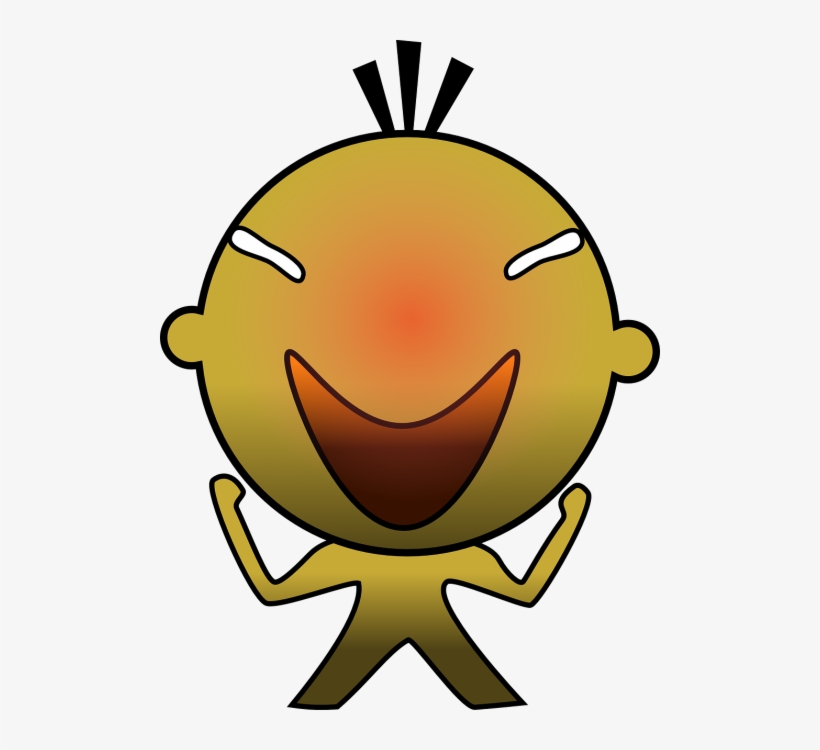 Character, Man, Figure, Abstract, Yellow, Sad, Laughing - Not Here, transparent png #1536122