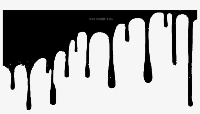 Paint Dripping Silhouette Ftestickers - Dripping Paint For Picsart, transparent png #1536128