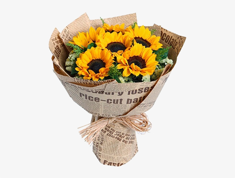 Sunflower Bouquet - Graduation Sunflower Bouquet, transparent png #1536199