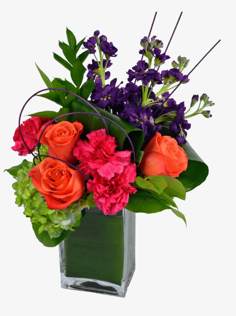 Vibrant Vibe Bouquet - Flower Bouquet, transparent png #1536220