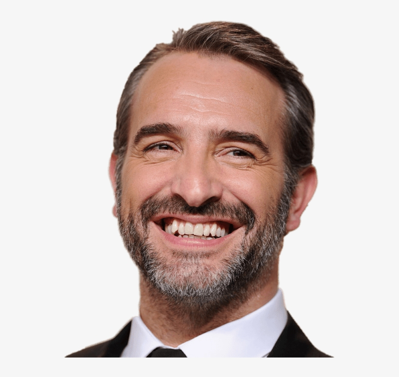 Jean Dujardin Laughing Png - Jean Dujardin Png, transparent png #1536332