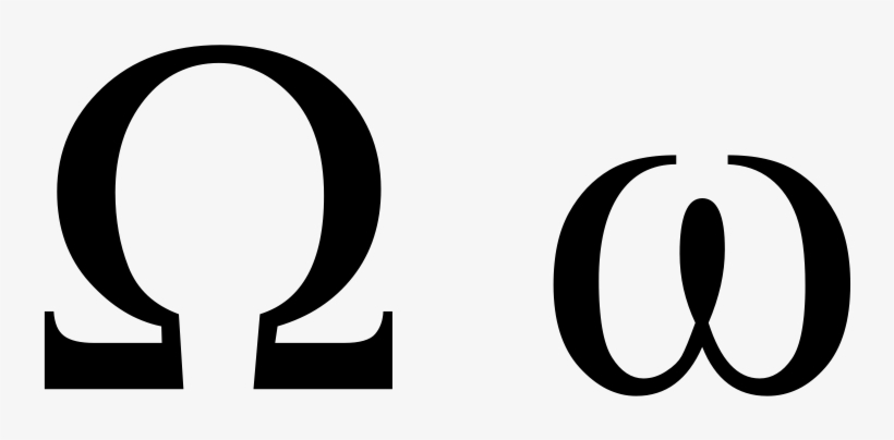 Greek Omega - Greek Omega Png, transparent png #1536564